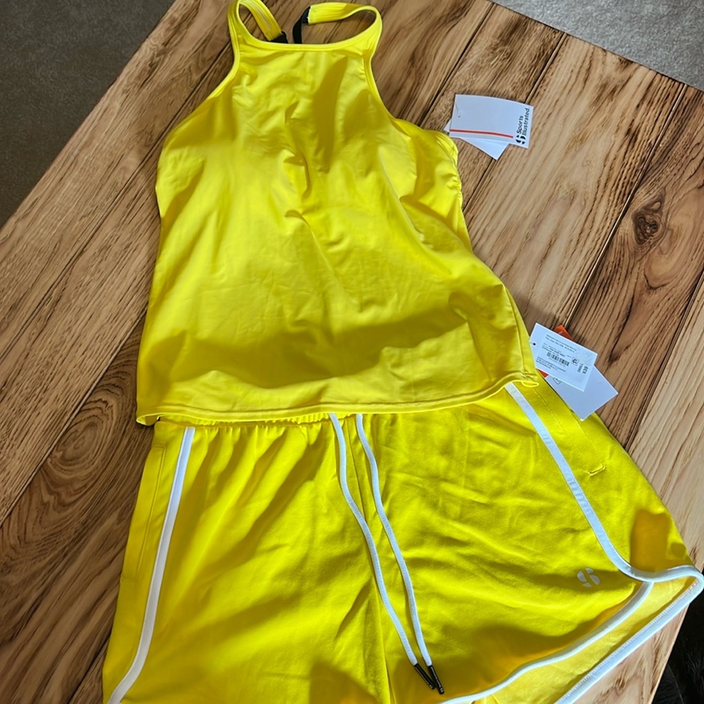 NWT Sports Illustrated Tankini Top & Shorts